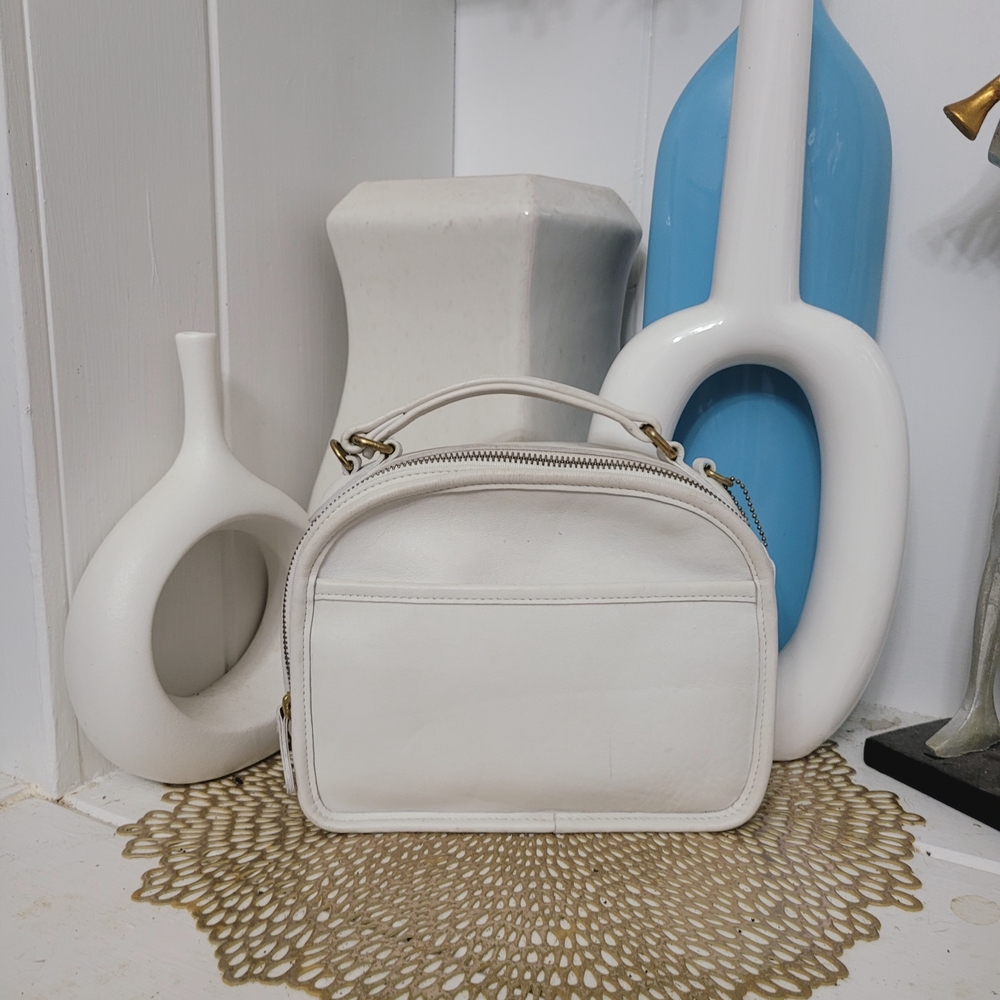 Coach Lunchbox Bag White 9991 (No Strap)